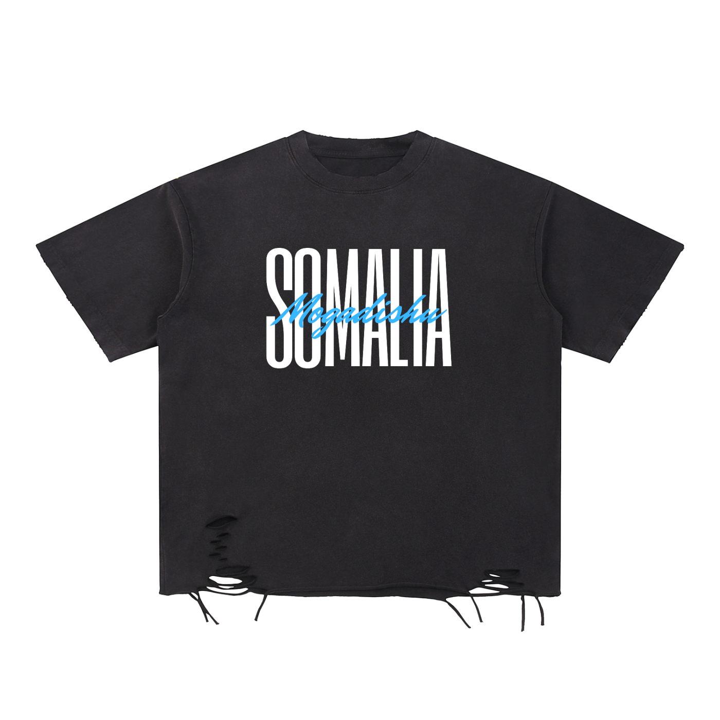 Richkltr | Mogadishu Overlay Distressed Tee
