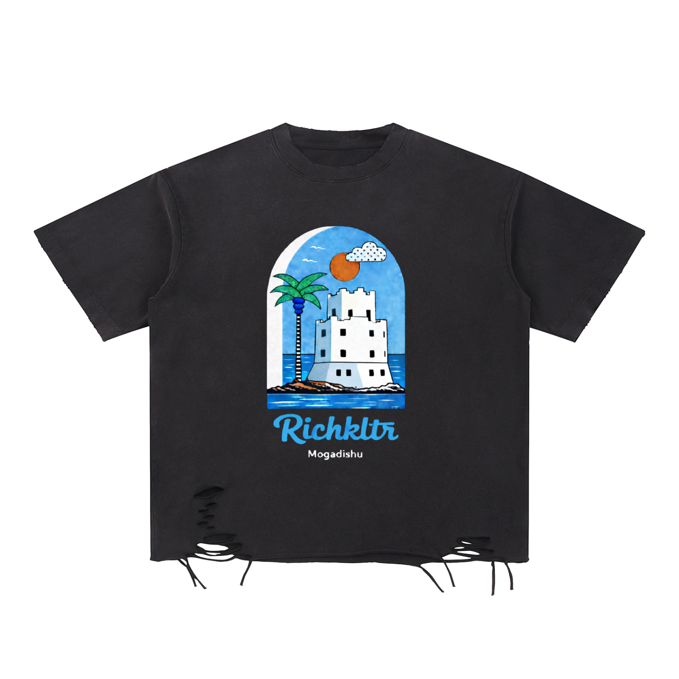 Richkltr | Mogadishu Lighthouse Distressed Tee