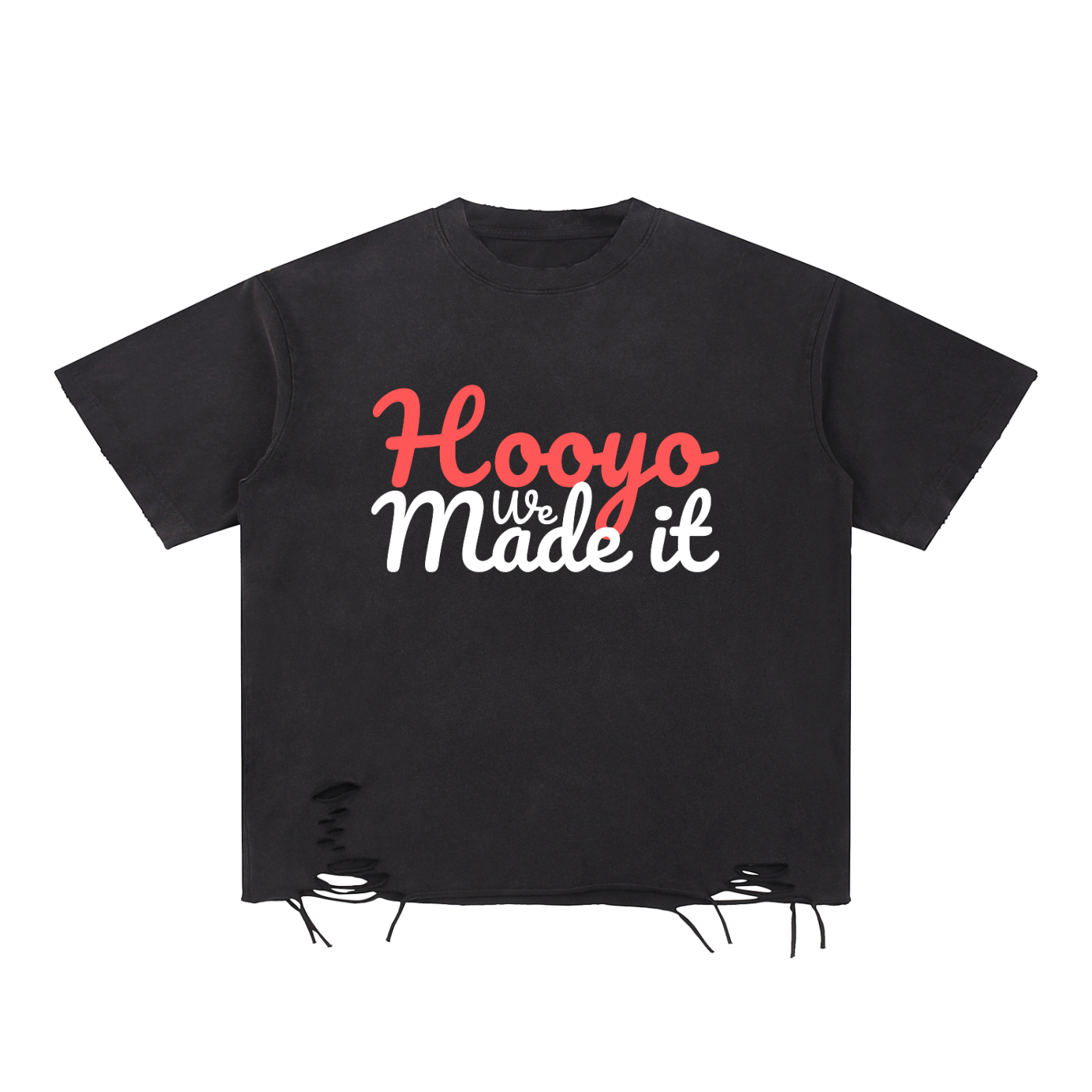 RICHKLTR | Hooyo We Made It Distressed Tee